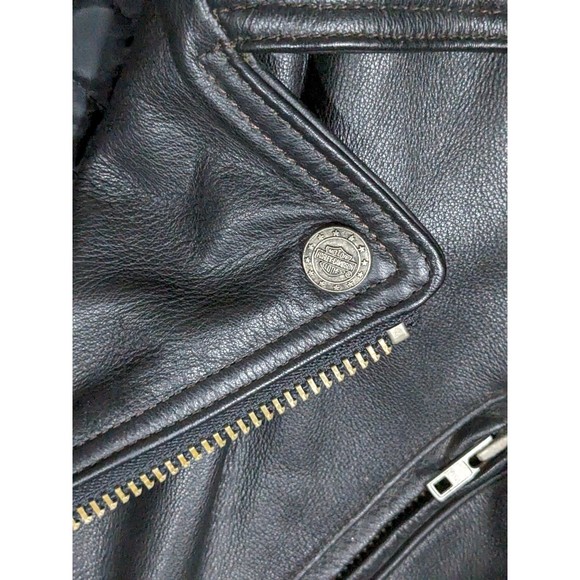 VTG Custom Authentic Harley Davidson Leather Jacket Screaming Eagle - Picture 10 of 16